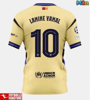 Barcelona Lamine Yamal #10 Bortatröja 2025-26 Kortärmad